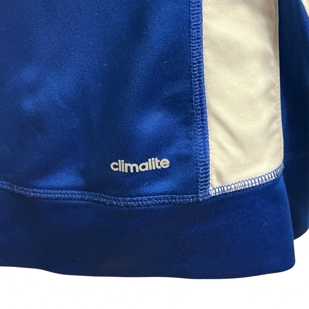 Adidas Track Jacket KU Jayhawks Full-Zip Climalite Athletic Collegiate Fanwear L